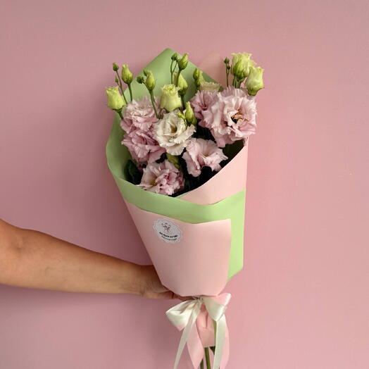 Букет с эустомой🌸