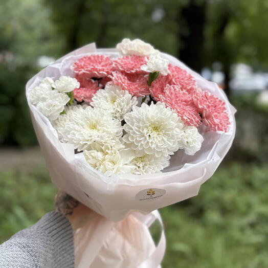 Букет розовое облако