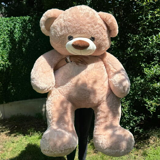 Гигант мягкая игрушка плюшевый медведь кремовый 135см. GIANT soft plush toy teddy bear creamy 135cm