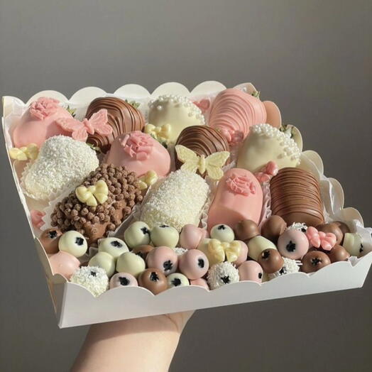 микс клубника голубика
