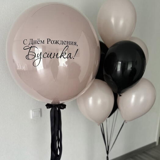 Набор воздушных Шаров пыльная Роза