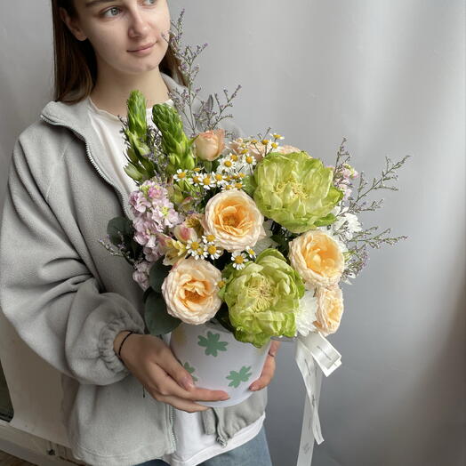 Композиция с розами Вегги