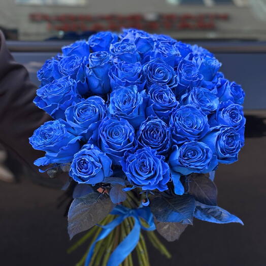 31 Синяя Роза Эквадор под ленту 💙