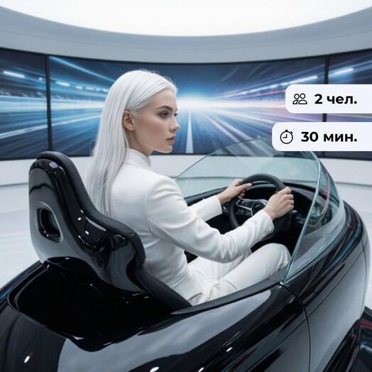 Гоночный темп. Заезд в гоночном автосимуляторе SIM RACE CLUB
