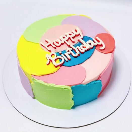 Торт в стиле бенто 1 кг Happy birthday