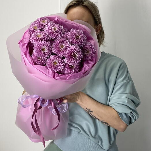 Букет из хризантем🌸
