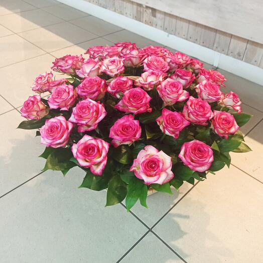 Basket " Rose of roses"