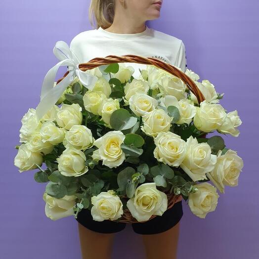 Корзина с цветами 1