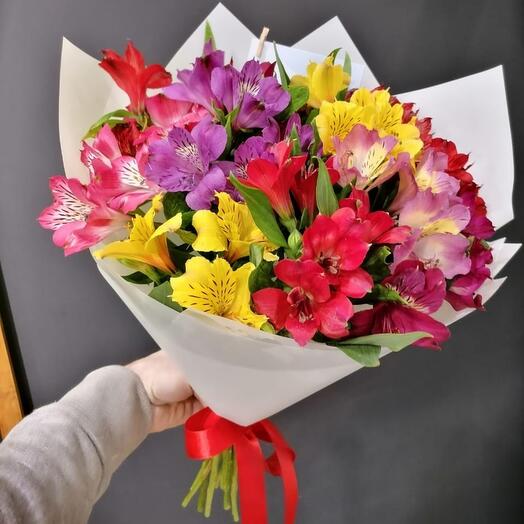 A bright mix of alstroemeria