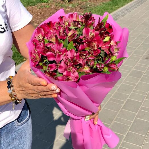 Bouquet Alstroemeria Pink"