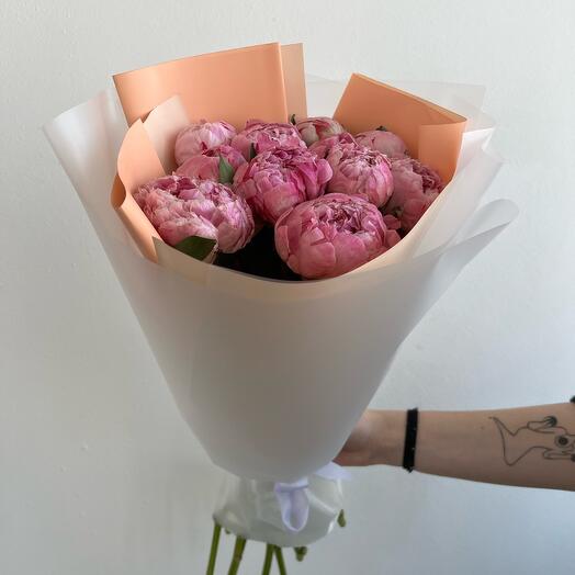 Pink peonies