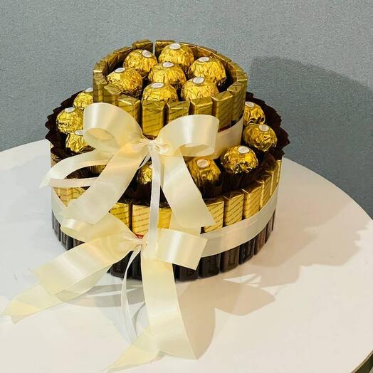 Bolo de chocolate Ferrero Rocher