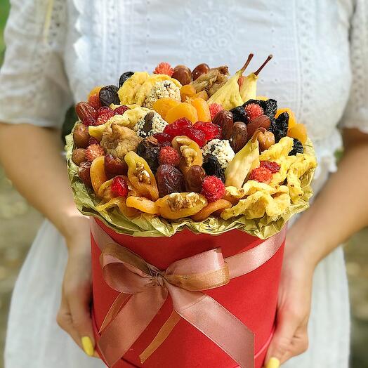 Ramo con frutas secas y dulces "Sinfonía"