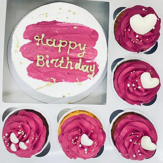Бенто+ капкейки HBD
