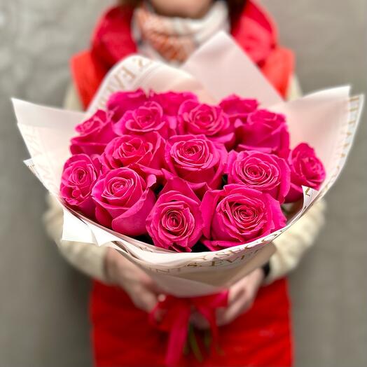 Fragrant Pink Floyd Roses 15pcs
