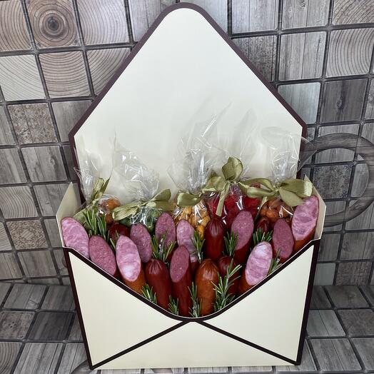 Men's gift/ for February 23/ sausage bouquet
