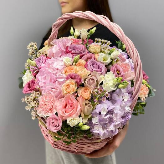 Cesta de flores