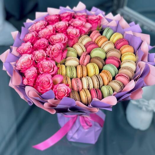 Dulce ramo de rosas