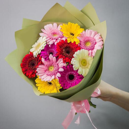 Gerberas multicolores (11pcs)