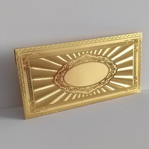 Sobre de dinero/tarjeta de regalo, 18 × 9 cm