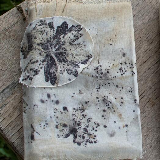 Текстильная обложка на ежедневник, книгу: формат А5