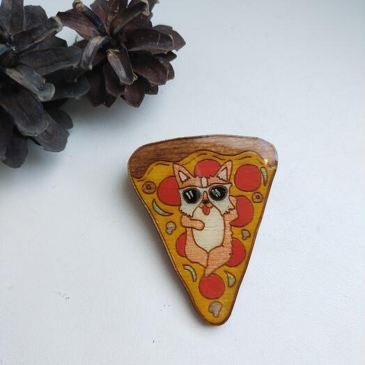 Значок "Лисенок на чилле"