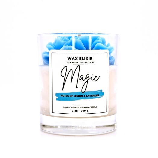 Magic Luxury Scented Flower Candle