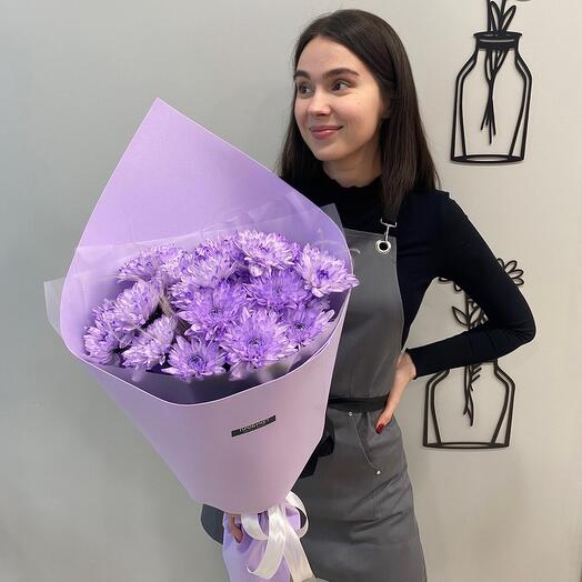 Букет хризантем 💜💜
