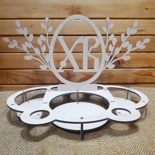 Пасхальная подставка с вербой