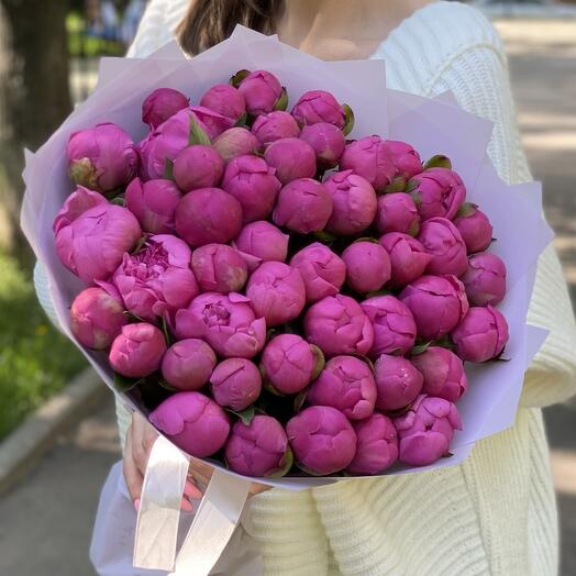 Букет пионов