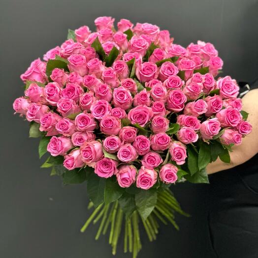 Роза розовая 75