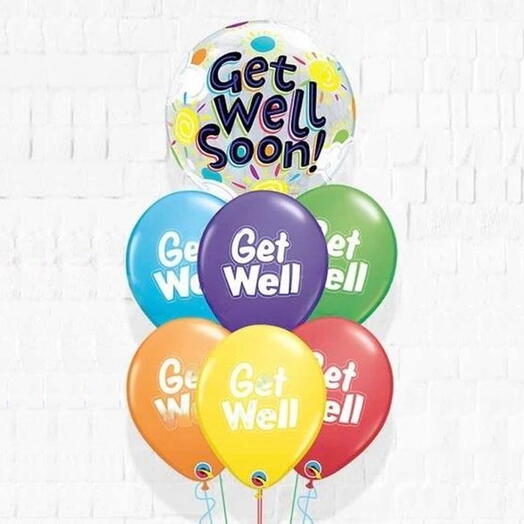 Get Well Soon Balloon Set