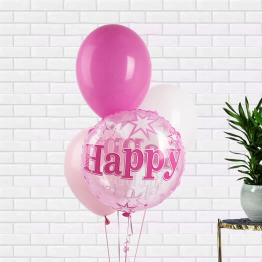 Pink Harmony Balloon Bunch