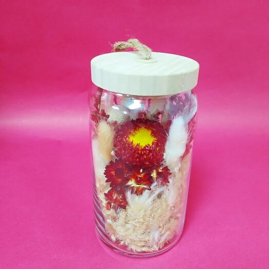 Композиция из цветов Алый вихрь