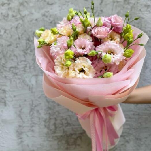 Нежный воздушный букет Эустома Лизиантус🎀