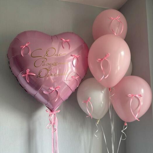 Balloons with bows