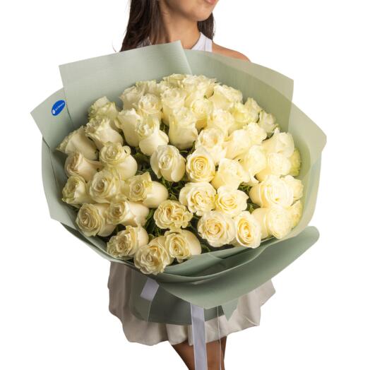 Букет из 51 розы 50 см