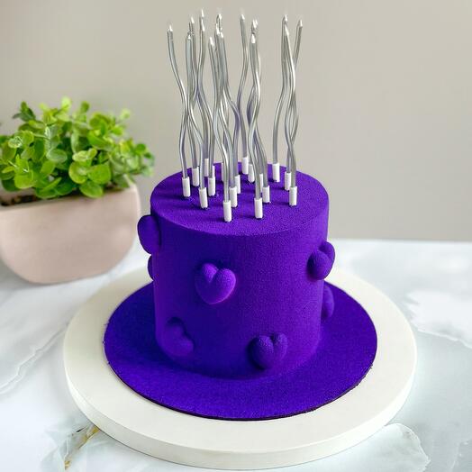 Торт с сердечками , в подарок девушке, женщине, жене, подруге, на День Рождения