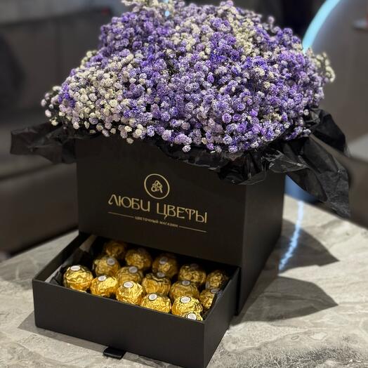 Gypsophila con Ferrero Roche