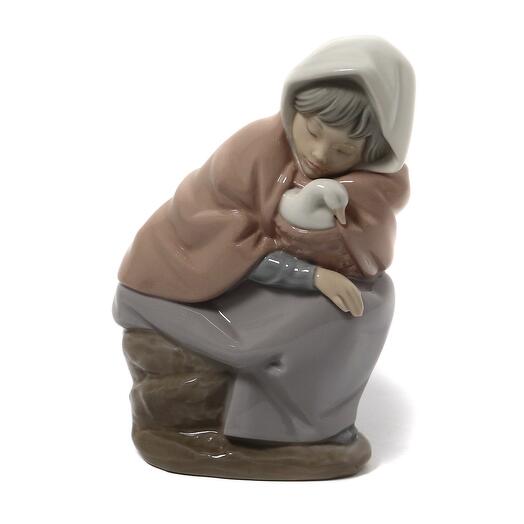 Фарфоровая фигура "Девочка с уткой". Испания, NAO by Lladro