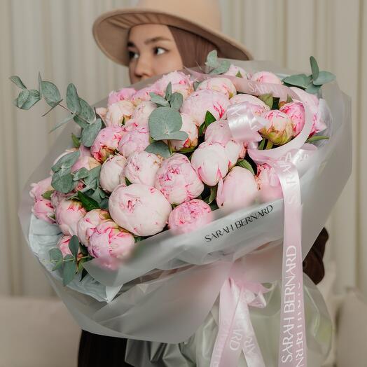 Букет из пион