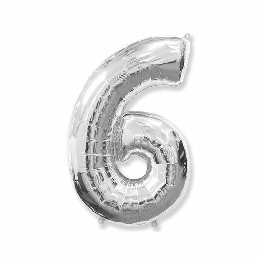 Цифра 6 (серебро)