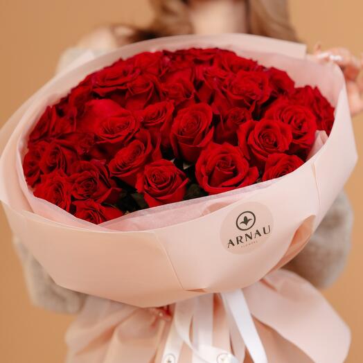 51 красная роза