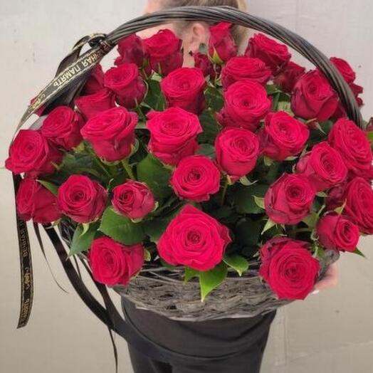 Траурная корзинка 40 🌹