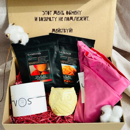 «Манговое счастье» с осенней косынкой в подарок любимой