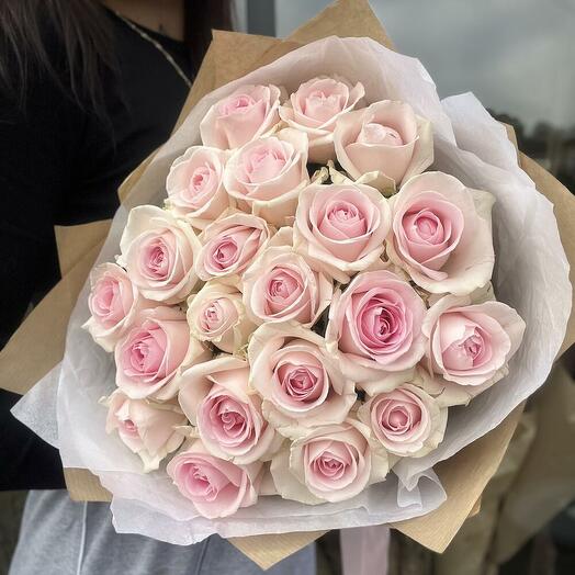 21 нежная Роза в Крафт