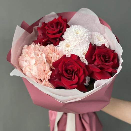 Bouquet"rosas rojas francesas"