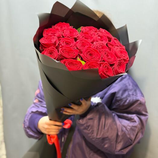 Метровая Роза 21 шт