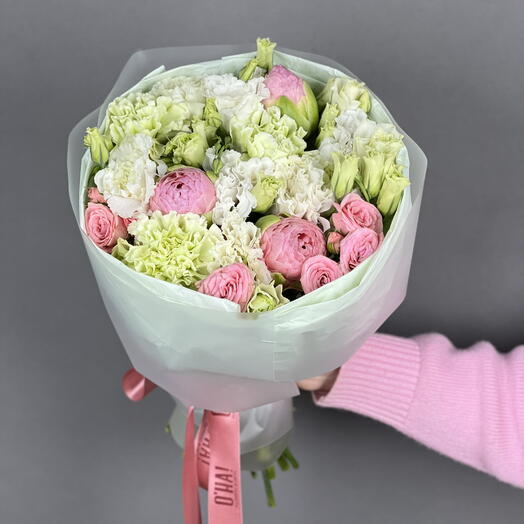 Bouquet with peonies