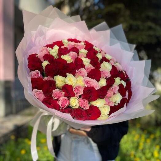 101 roses "Charming" bouquet of roses